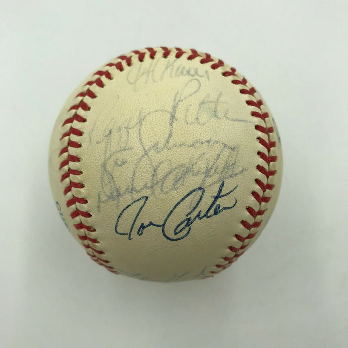 1987 Cleveland Indians Team Signed Official American League Baseball Joe Carter