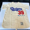 Roy Campanella Signed Brooklyn Dodgers Authentic Game Model Jersey With JSA COA