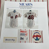 Willie Hernandez Shane Rawley Game Used Philadelphia Phillies Jersey MEARS A10