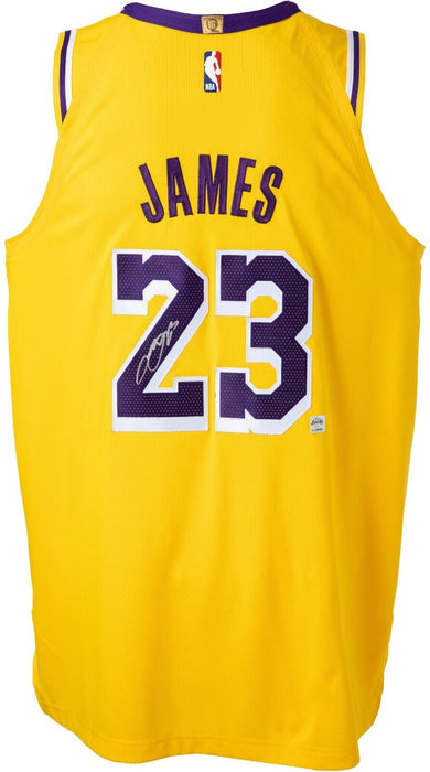 Lebron James Signed Authentic Nike Los Angeles Lakers Game Jersey Beck Showpieces Sports