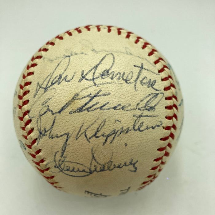 1959 Los Angeles Dodgers World Series Champs Team Signed Baseball JSA COA