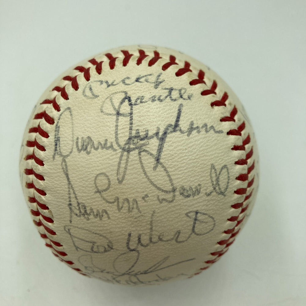1968 All Star Game Team Signed Baseball With Mickey Mantle JSA COA