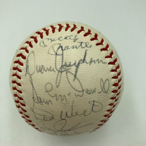 1968 All Star Game Team Signed Baseball With Mickey Mantle JSA COA