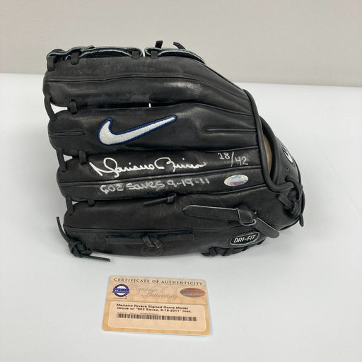 Mariano Rivera Signed Authentic Nike Game Model Baseball Glove Steiner COA