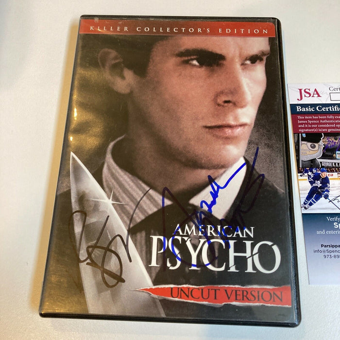 Willem Dafoe & Samantha Mathis Signed American Psycho DVD With JSA COA