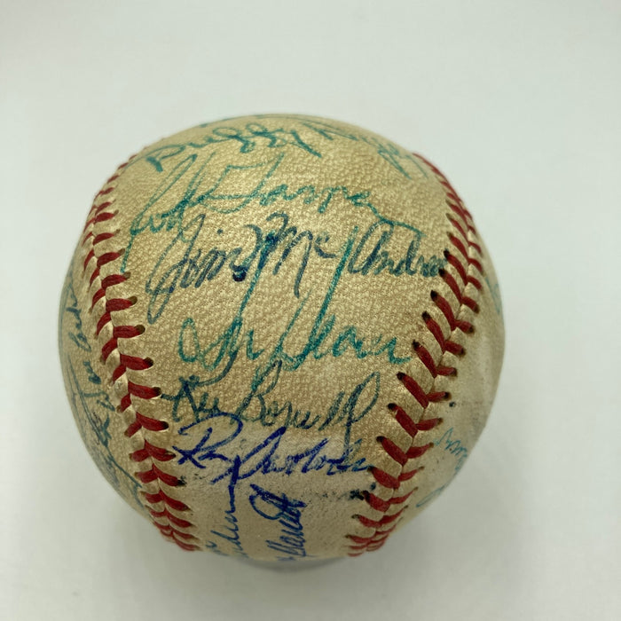 1969 New York Mets WS Champs Team Signed Baseball Gil Hodges Ryan Seaver JSA