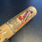 1957 Milwaukee Braves World Series Champs Team Signed Bat Hank Aaron JSA COA