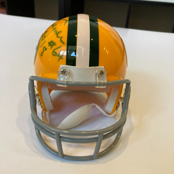 Jerry Kramer HOF 2018 Signed Green Bay Packers Mini Helmet JSA COA