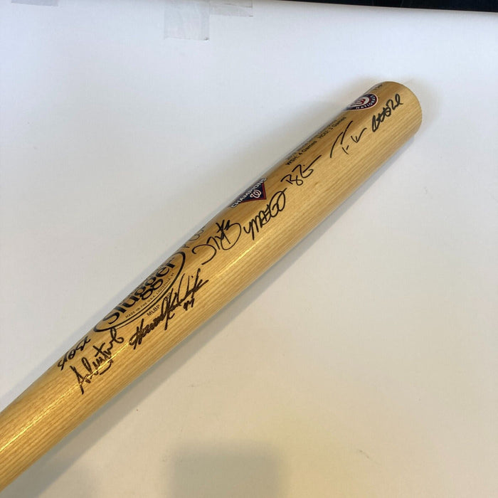 2019 Washington Nationals World Series Champs Team Signed Baseball Bat Fanatics