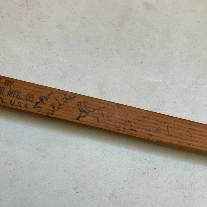 1960-61 Chicago Blackhawks Stanley Cups Champs Team Signed Game Used Stick JSA