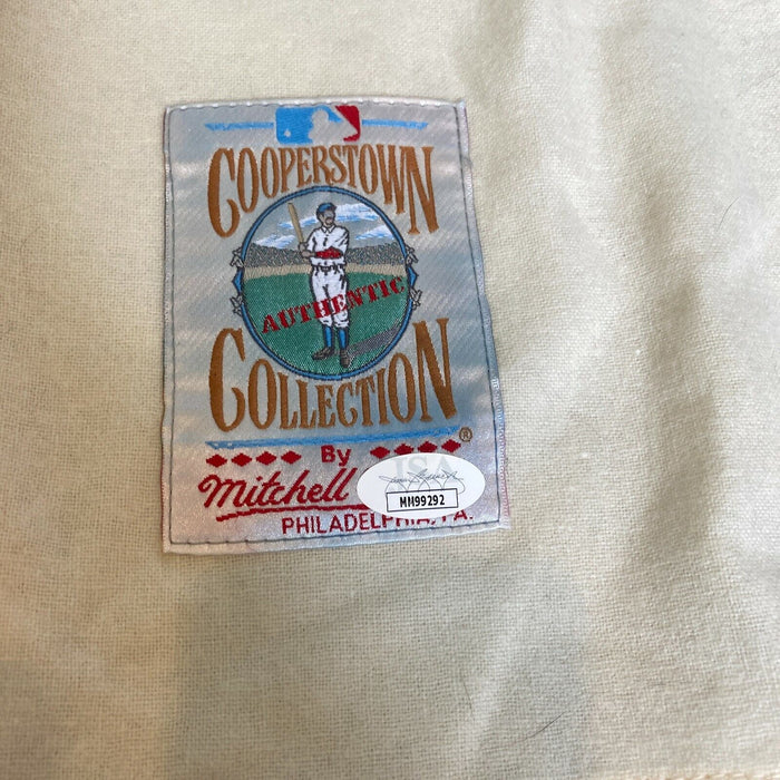 Eddie Mathews "1968 Tigers" Signed Authentic Detroit Tigers Jersey JSA COA