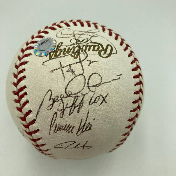 2003 Florida Marlins World Series Champs Team Signed W.S. Baseball MLB Hologram