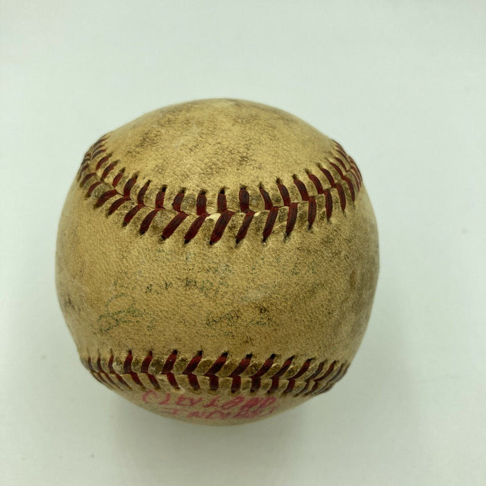 1950's Cleveland Indians Game Used Official American League (Harridge) Baseball