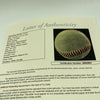Ty Cobb Single Signed Autographed 1949 Official American League Baseball JSA COA
