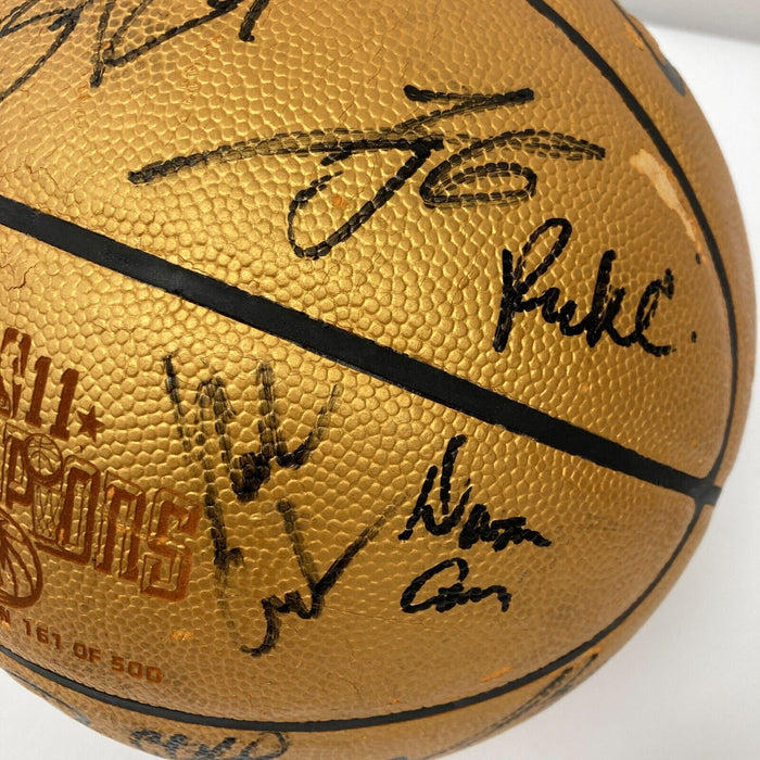 2010-11 Dallas Mavericks NBA Champs Team Signed Basketball JSA COA