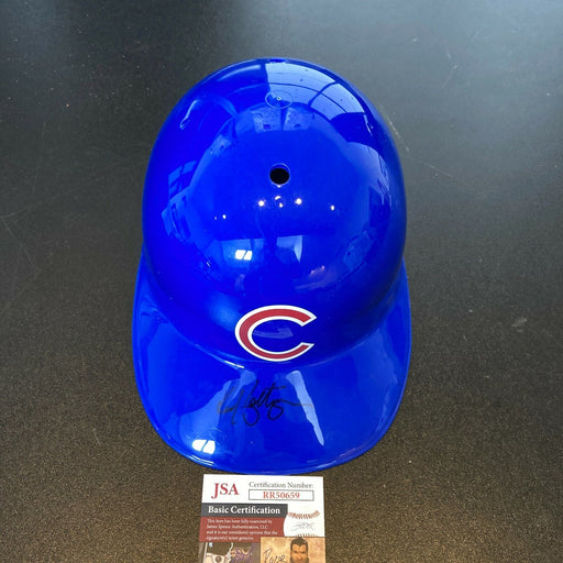 Ken Holtzman Signed Full Size Chicago Cubs Baseball Helmet 1969 Cubs JSA COA
