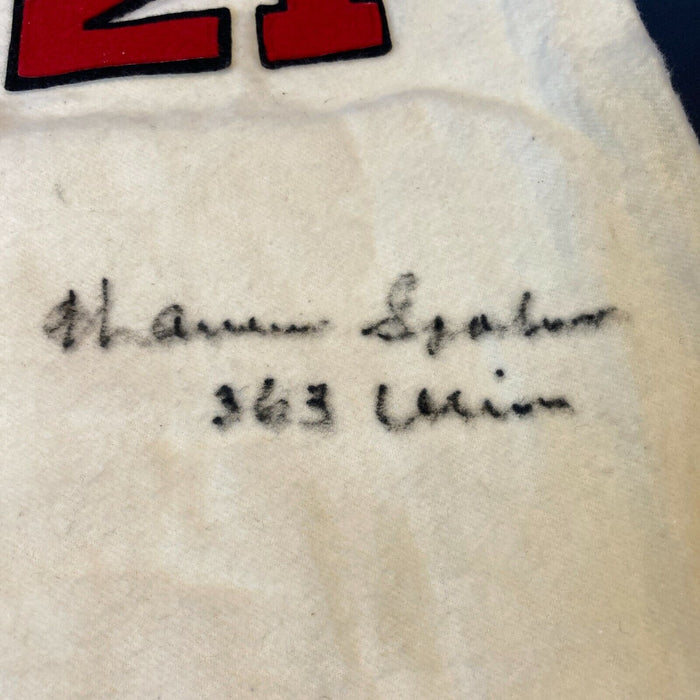 Warren Spahn 363 Wins Signed Autographed Milwaukee Braves Jersey With JSA COA