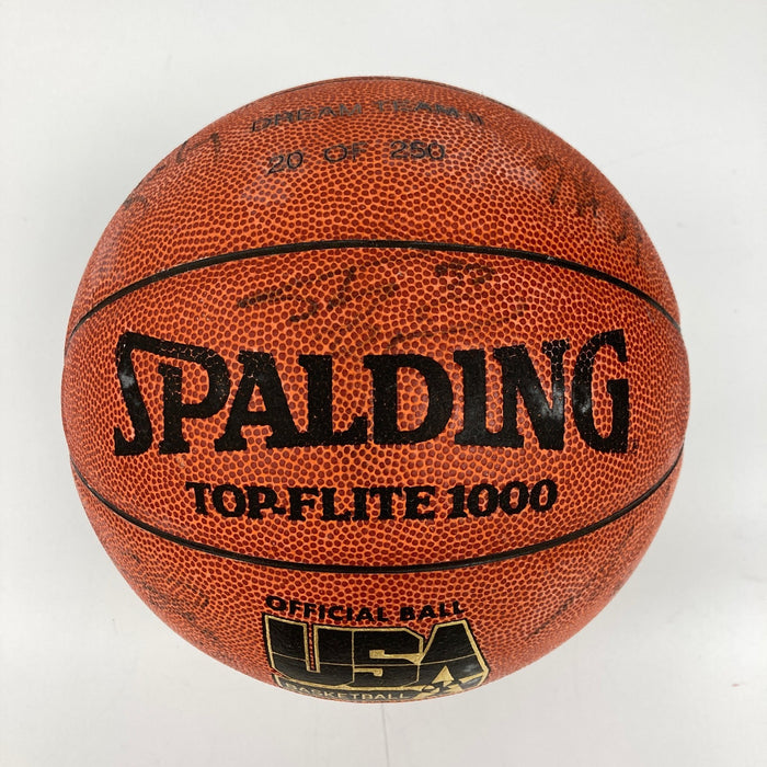 1994 Dream Team II Olympics Team USA Signed Spalding Basketball PSA DNA COA
