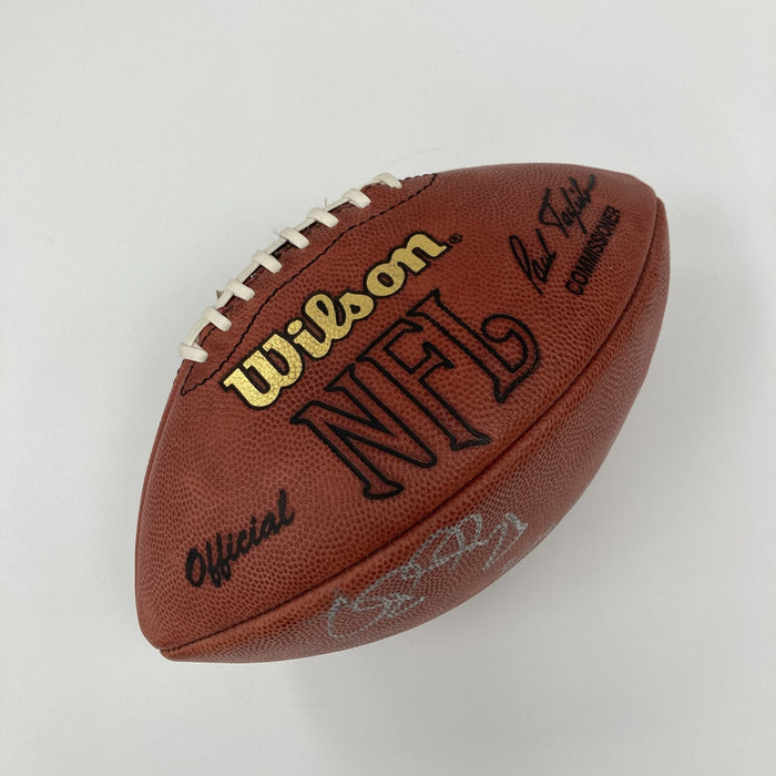 2006 Draft Signed Football Reggie Bush Vernon Davis Vince Young Matt Leinart JSA