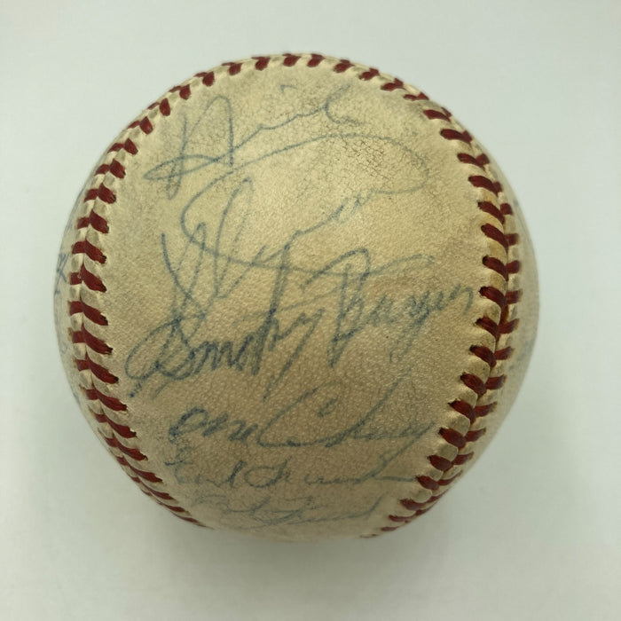 Roberto Clemente 1960 Pittsburgh Pirates W.S. Champs Team Signed Baseball PSA