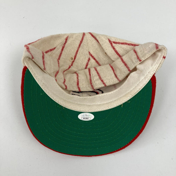 Pete Rose Signed Authentic Cincinnati Reds Baseball Hat JSA COA