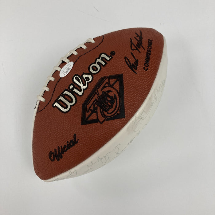 1994 San Francisco 49ers Super Bowl XXIX Champs Team Signed Football JSA COA