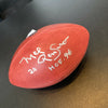 Mel Renfro HOF 1996 Signed Wilson Official NFL Football PSA DNA COA