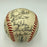 1975 Oakland A's Team Signed American League Baseball Beckett COA