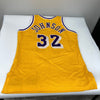 Magic Johnson Signed 1992-93 Los Angeles Lakers Pro Cut Jersey JSA COA & UDA