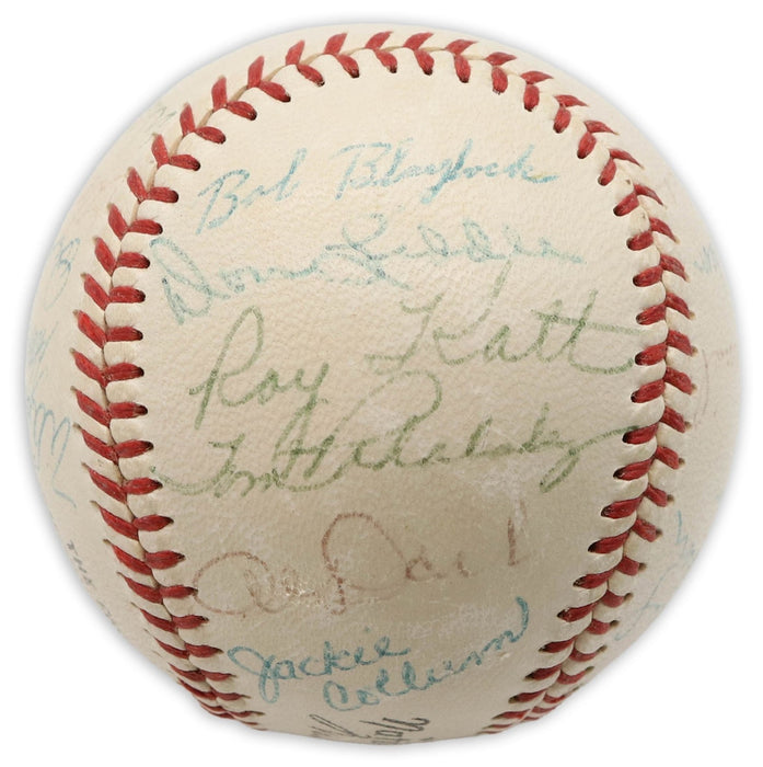 1956 St. Louis Cardinals Team Signed Baseball Stan Musial JSA COA