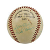 1956 New York Giants, Rangers Knicks Signed Baseball JSA Frank Gifford Kyle Rote