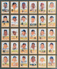 1989 Perez Steele Multi-Signed Uncut Sheet 39 Sig Mickey Mantle Ted Williams JSA