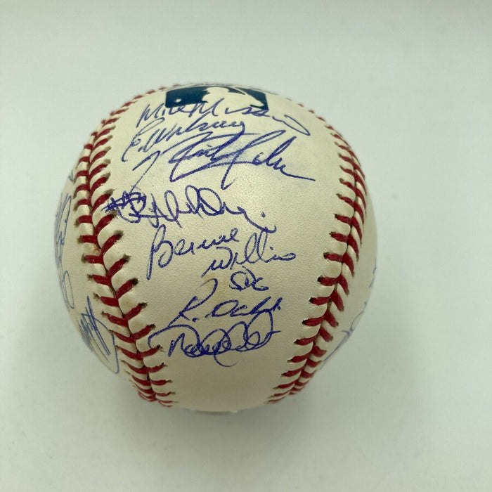 2002 New York Yankees Derek Jeter Mariano Rivera Team Signed Baseball PSA/DNA
