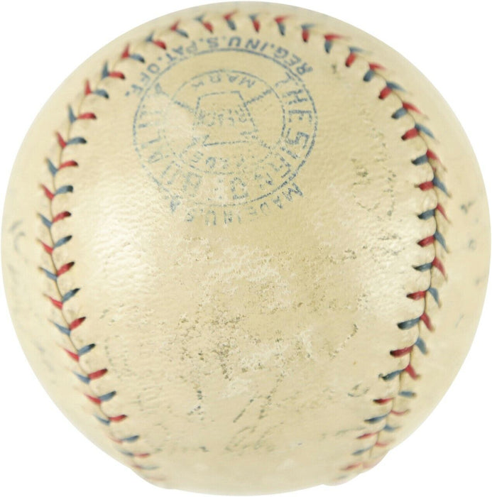 1929 Philadelphia Athletics A's World Series Champs Team Signed Baseball PSA DNA