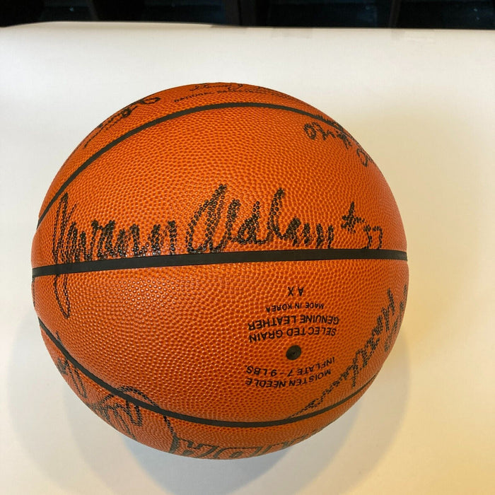 The Finest Michael Jordan Rookie 1984 Bulls Team Signed Basketball Beckett 9