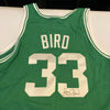 Larry Bird Signed Authentic Champion Boston Celtics Jersey With JSA COA