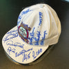 1996 New York Yankees Team Signed World Series Hat With Derek Jeter JSA COA