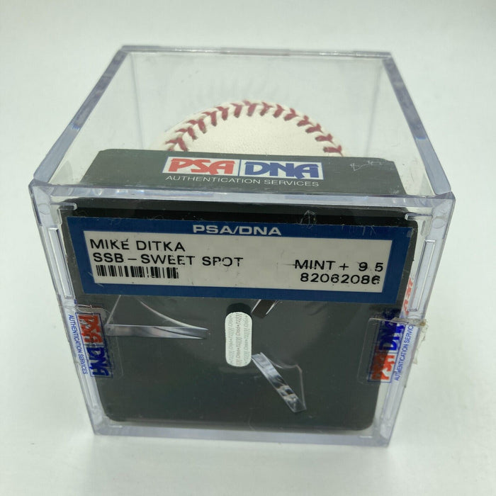 Mike Ditka Signed MLB PSA DNA Graded 9.5 Mint+ NFL Chicago Bears