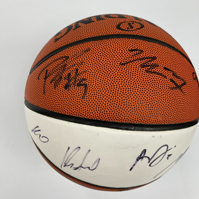 2019-2020 Los Angeles Lakers NBA Champs Team Signed Basketball Lebron James BAS