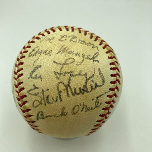 1982 Baseball Hall Of Fame Veterans Committee Signed Baseball With Stan Musial