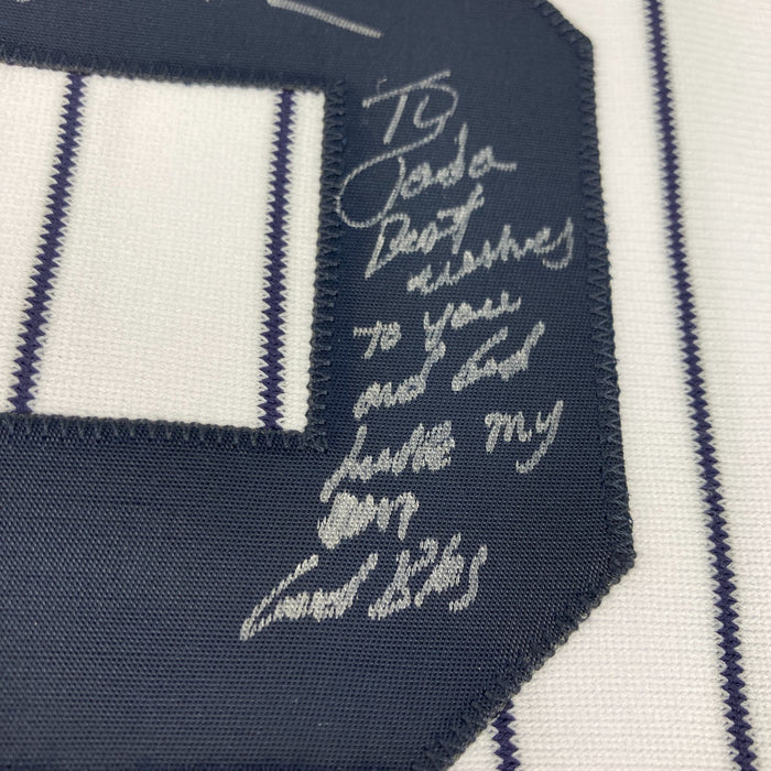 Ivan Rodriguez Signed Authentic 2008 New York Yankees Jersey JSA Sticker