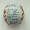 Vintage 1986 New York Mets World Series Champs Team Signed Baseball JSA COA