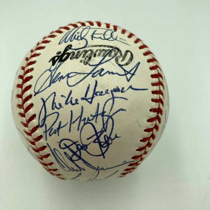 1994 All Star Game Team Signed Baseball Kirby Puckett Cal Ripken Jr. JSA COA