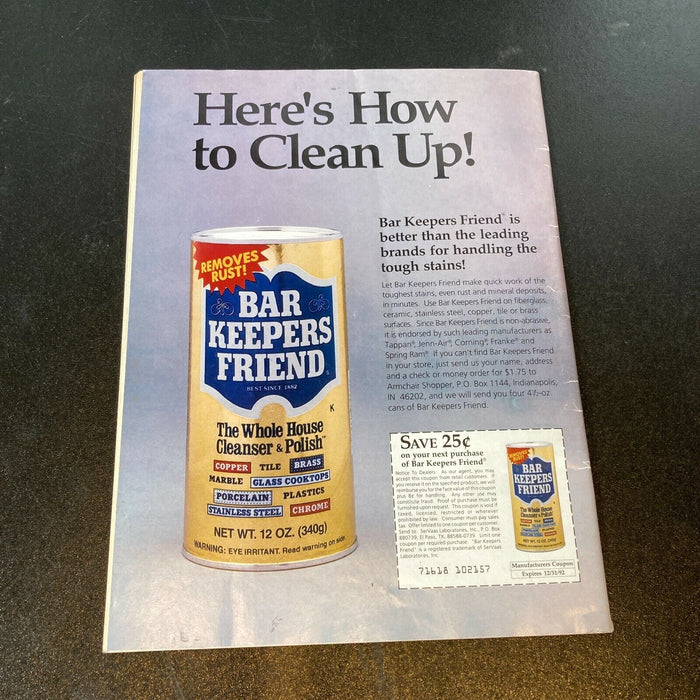 Burt Reynolds Signed Autographed Vintage 1992 Magazine