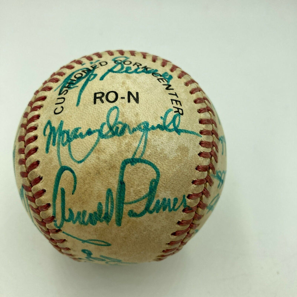 Arnold Palmer & Baseball Hall Of Fame Legends Multi Signed Baseball