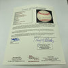 Mint Joe Dimaggio Signed Official American League Baseball JSA COA