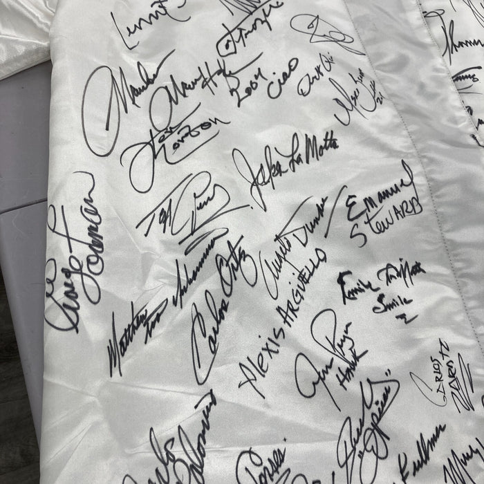 Boxing Hall Of Fame Legends Signed Everlast Robe 60+ Sigs Sylvester Stallone JSA