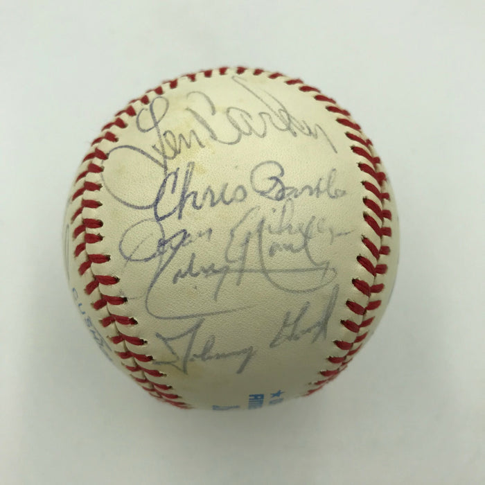 1982 Cleveland Indians Team Signed Official American League Baseball