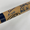 Hall Of Fame Multi Signed Baseball Bat 25 Sigs Chipper Jones JSA COA