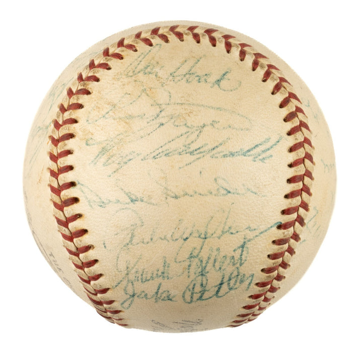 1955 Brooklyn Dodgers World Series Champs Team Signed Baseball